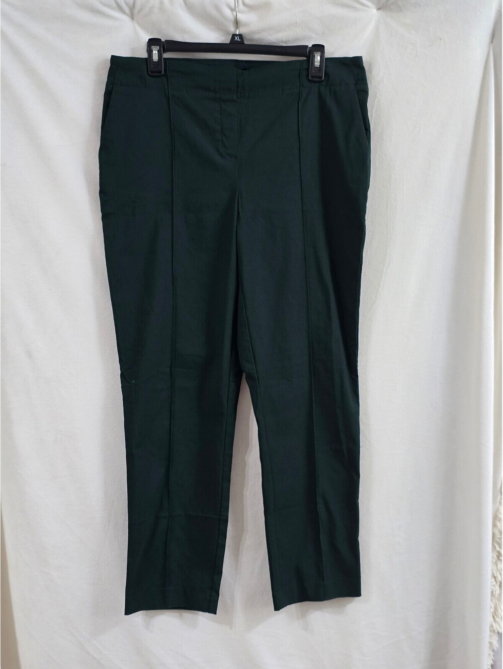Hilary Radley Women's Dark Green Dress Pants Size L